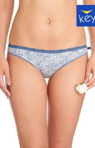 Набір трусиків жіночих 2шт LPR 988 A22 Key голубий/сірий