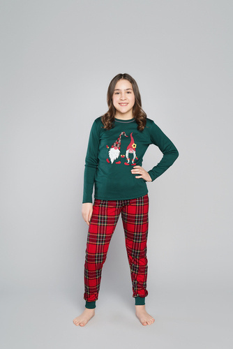 Піжама для дівчинки Santa Italian Fashion -  зелений