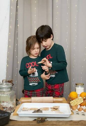 Піжама дитяча Tess Italian Fashion, - зелений/принт