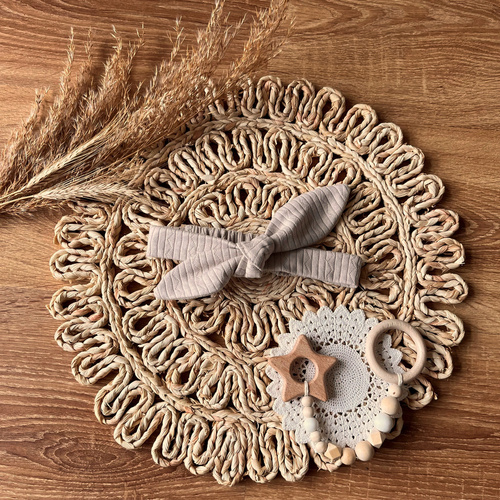 Дитяча опашка‑пов’язка EkoBaby OMAG015 Mamatti – бежевий