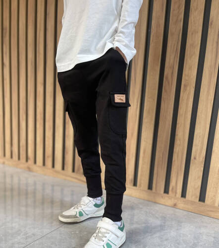 Спортивні штани для хлопця KAR-0042/CZA Lagarto Verde, - чорний