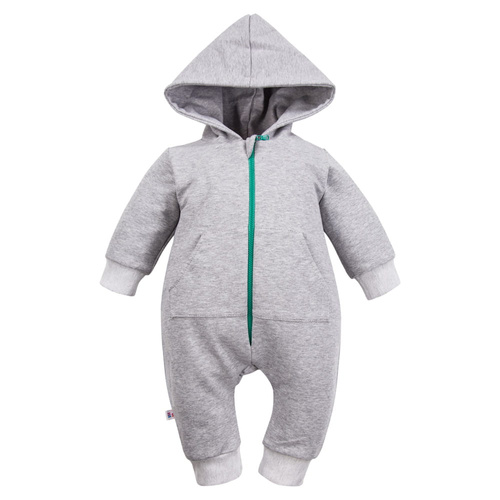 Дитячий чоловічок з капюшоном Cześć Eevi, - сірий