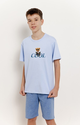 Піжама для хлопця 3405 Lucas Taro, - блакитний