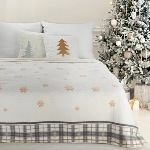 Ковдра святкова Angel Eurofirany -кремовий