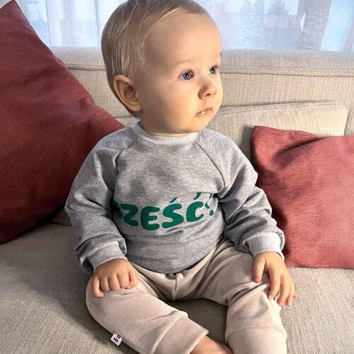 Дитячий світшот Hello World Eevi - сірий