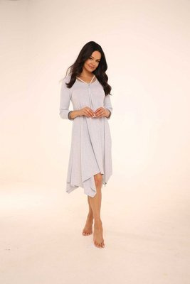 Нічна сорочка De Lafense Nice 439 – асиметричний крій