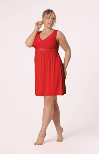 Нічна сорочка-комбінація Victoria NIPPLEX, - бежева