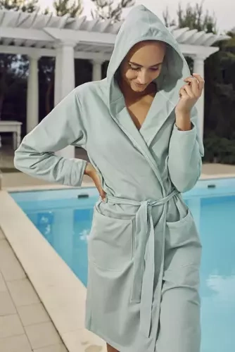 Халат жіночий Karina Italian Fashion - м'ятний