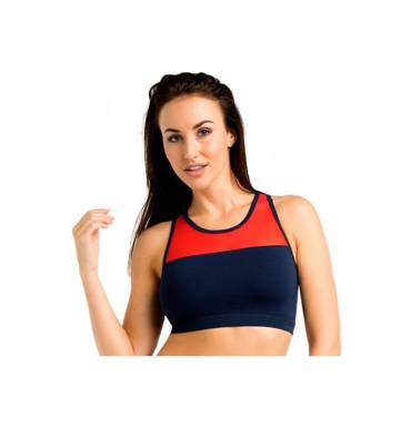 2705 Lino Sportowy top damski Teyli - czerwono/niebieski