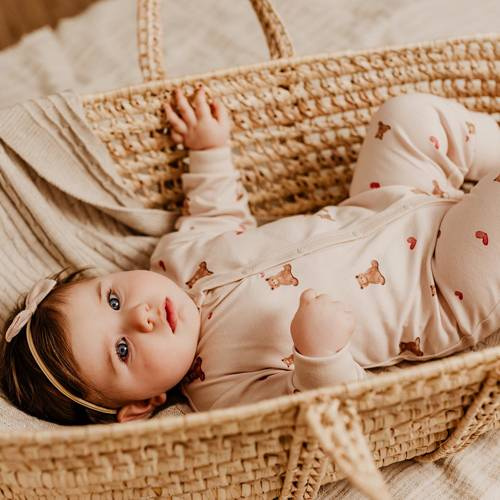 Дитячий чоловічок з відкритими ніжками Hearts & Bears Eevi, - екрю