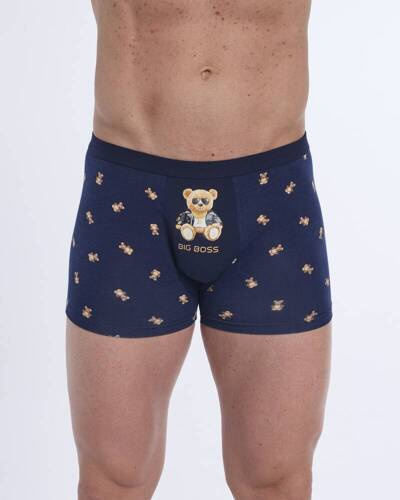 Труси-боксерки чоловічі 280/245 Tattoo Boss Cornette, - темно-синій
