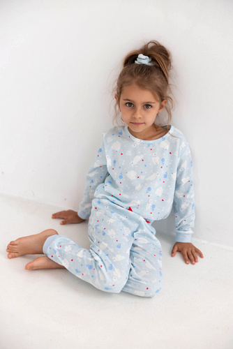 Піжама для дівчинки Blue Dream Kids  Sensis, - блакитний