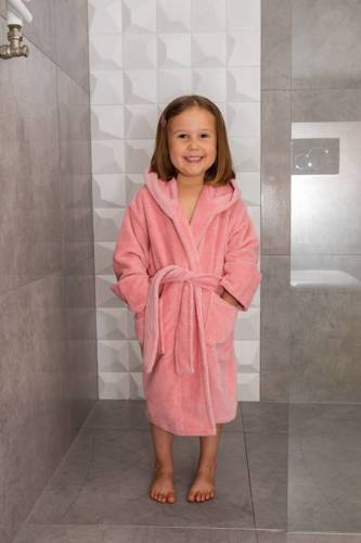 Bamboo Халат дитячий бамбуковий ByShelly - персиковий