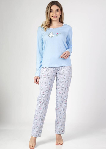 Піжама жіноча 675 Regina, - блакитний