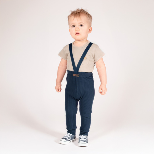 Дитячі  штанці на підтяжках  215018 "Eddy" Nicol темно-синій колір