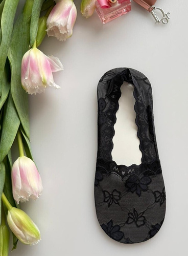 Жіночі сліди Magnetis мереживні з силіконом проти ковзання