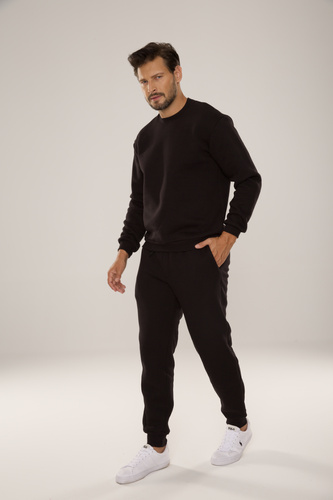 Світшот чоловічий 728 Just Forex, - чорний