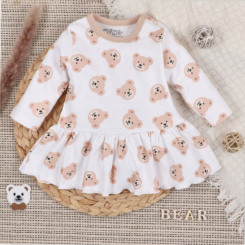 Дитяче плаття з органічної бавовни ABN-5362 Sweet Bears Nini