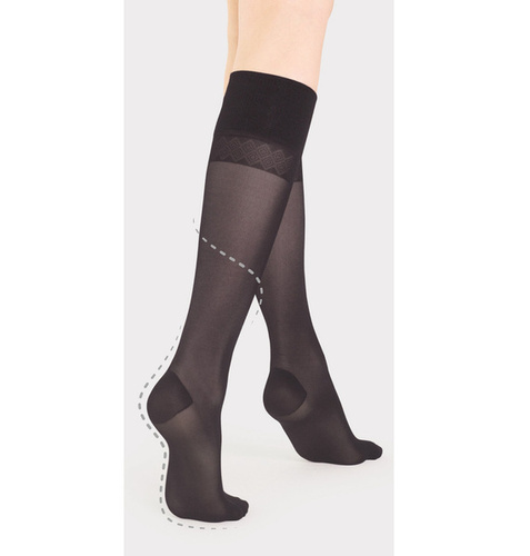 Підколінки жіночі FIORE M 2107 30 DEN, безтискові, з посиленою п’ятою та носком