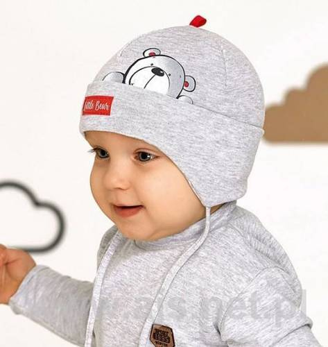 Дитяча шапка для хлопчика 46-023 AJS mix-kolor