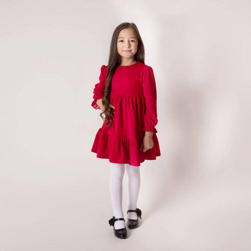 Сукня для дівчинки 163175 "Magia Świąt" Nicol, - червоний