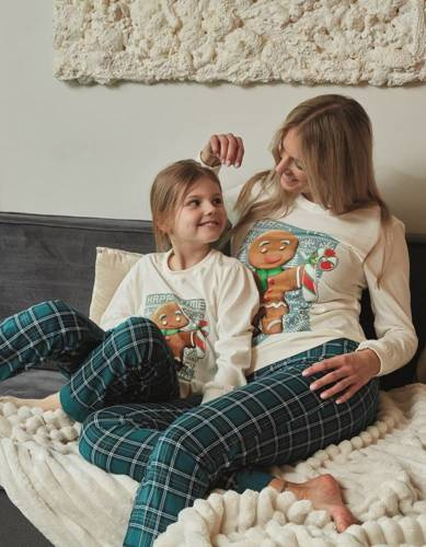 Піжами для дівчинки 594/171 592/171 Cookie 3 Cornette, - екрю