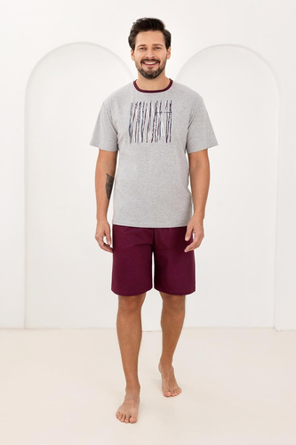 Чоловіча Піжама 500 Regina – 100% Натуральна Бавовна, Короткий Рукав і Шорти для Комфортного Сну