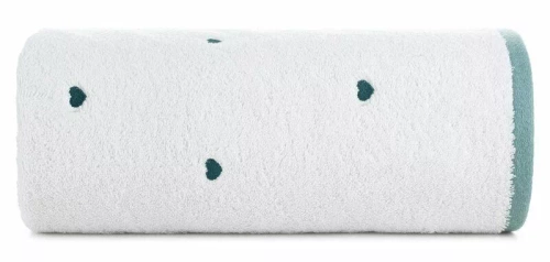 Дитячий рушник Baby 58 Serca Eurofirany,- білий/блакитний