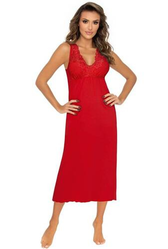 Нічна сорочка Kristina Long  Donna, -червона