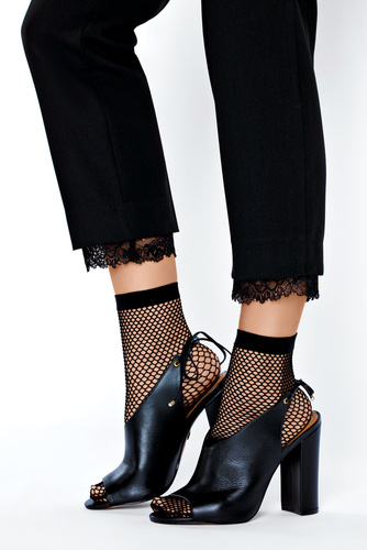 Жіночі шкарпетки Rete Mona,-nero