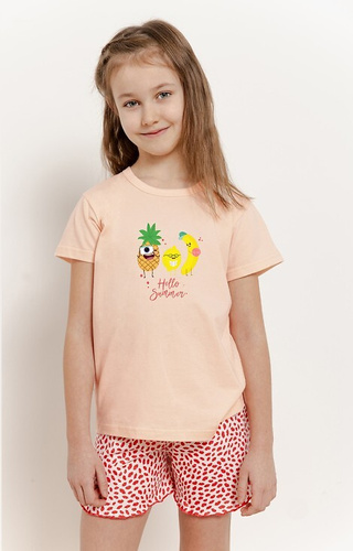 Піжама для дівчинки 3384, 3385 Sweetya Taro, - персиковий