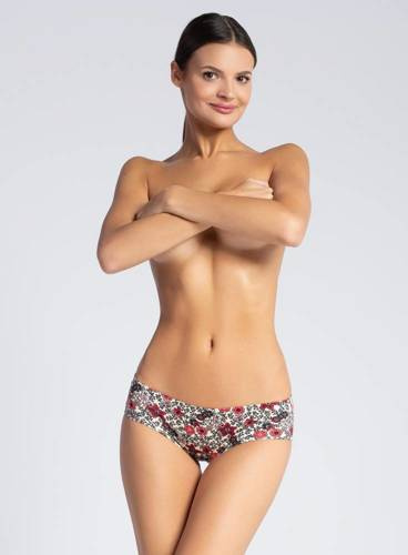 Трусики-бікіні жіночі  41017 Comfort Print Wz. 02 GATTA - multicolor