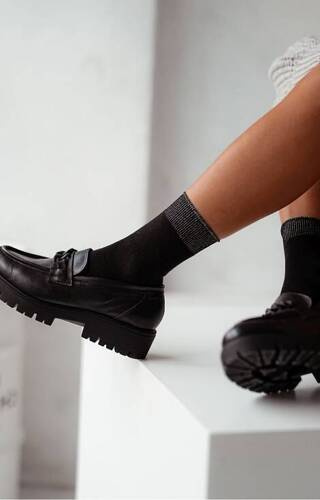 Шкарпетки жіночі Lurex 0200 Milena, - чорний