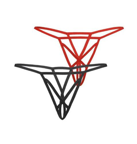 Набір жіночих стрінгів 2 шт. 3113-2 Mendi Teyli black-red