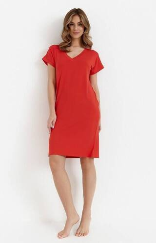 Нічна сорочка 455 бамбукова Cana, - червоний
