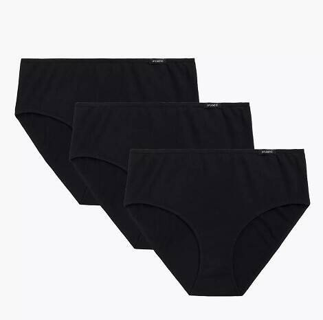 Набір жіночих трусиків 3 шт 3BLP-579 Classic Atlantic,- чорний