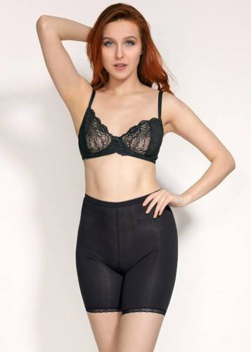 Жіночі подовжені трусики Lola Bermudka Mitex, -чорні