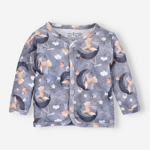 Кофта для немовлят з органічної бавовни ABN-4627/LIS Space Nini голубий