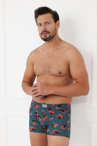 Чоловічі боксери Angus Italian Fashion бавовна еластан приталені