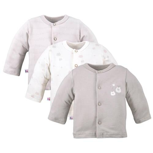 Набір дитячих кофт 3 шт Petite Kaftanik  Eevi- ведмежатко