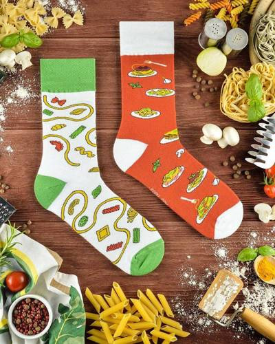 Шкарпетки чоловічі/жіночі  Спагетті Spox Sox, - мультиколор