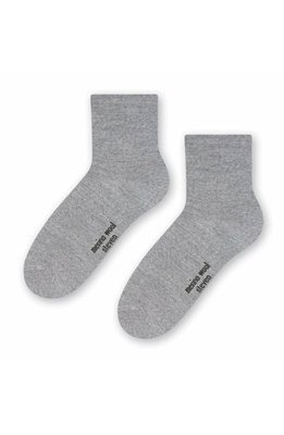 Шерстяні шкарпетки жіночі ART.130 Natural Merino Wool Steven, сірий 004