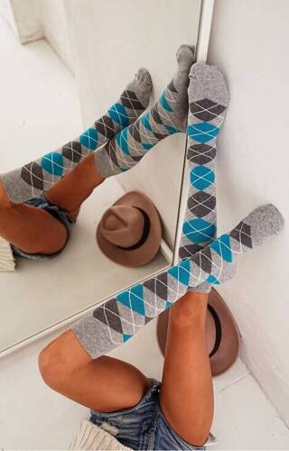 Підколінки жіночі 0248-006 Romby Milena, - 07 світлий меланж