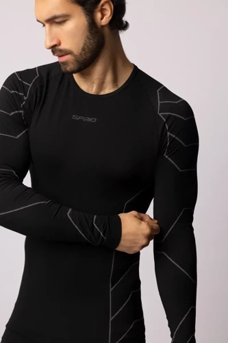 Лонгслів термоактивний чоловічий Rapid Spaio black/grey