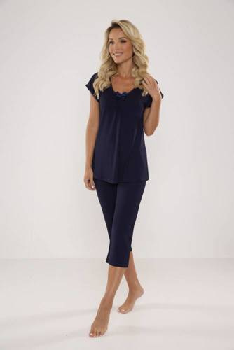 Жіноча піжама 884 / 889 Visa Forex – віскозна, з коротким рукавом і штанами 3/4