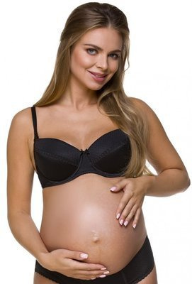 Бюстгальтер для годування 1732 LUPOLINE, - чорний