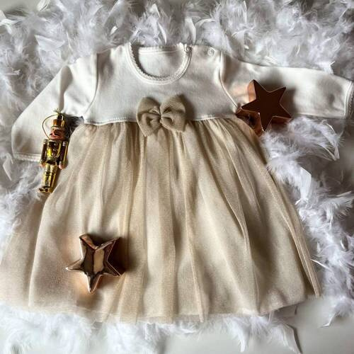 Сукня з довгим рукавом 23SR01 Merry Christmas  Mamatti - червоний/зелений