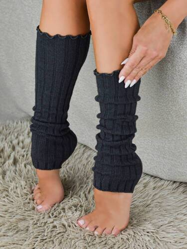 Гетри в рубчик SL001 Noviti, - графітний