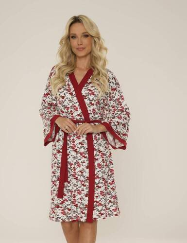 468 Mia Жіночий халат Forex,- бордовий