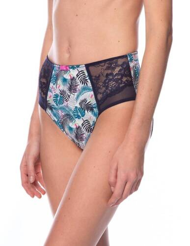 Набір трусиків жіночих 2шт.L-1554 MD Lama, - темно-синій\листя